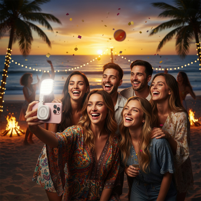 Ring Fill Light Selfie Portable LED Ring Light for Mobile Photography