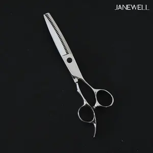 Tesoura de cabelo feminina japonesa, de aço, profissional, alta qualidade, 6 polegadas, para cabeleireiro ou barbeiro, ouça