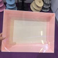 Transparente Kuchen- und Backboxen mit Klarsichtdeckel Durchsichtige Geschenkverpackungsbox
