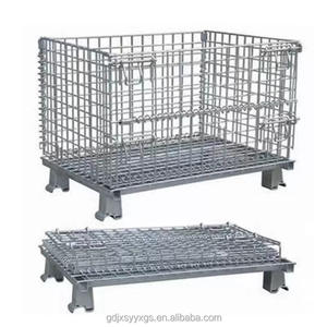 מותאם אישית מגולוון stackable פלדה חזק עמיד מתכת עמיד מיכל רשת כלוב - Product Image 3