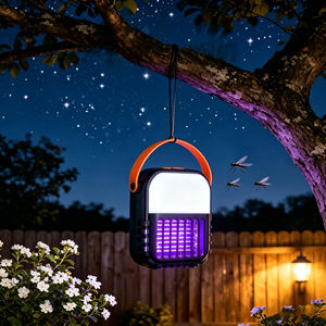 Lampe anti-moustiques LED UV rechargeable par USB, solaire, étanche, portable, lanterne de camping, lumière de tente pour le camping, le <span class=keywords><strong>jardin</strong></span>, la pêche, le camping-car - Product Image 1