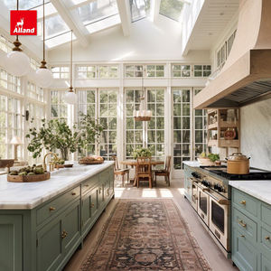 ארון מטבח בסגנון שייקר, גימור צבוע מינימליסטי עכשווי בהתאמה אישית באיכות גבוהה של אלנד, לדירות וילות יוקרתיות - Product Image 5