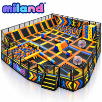 Équipement d'arène de trampoline pour parcs de sports extrêmes, cubes en mousse de haute qualité, service après-vente, mur d'escalade robuste