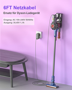 Remplacement 26.1V 0.6A pour <span class=keywords><strong>Dyson</strong></span> V8 V7 V6 SV03 SV04 SV06 SV07 <span class=keywords><strong>chargeur</strong></span> adaptateur secteur sous vide 1.8 mètres/6 pieds <span class=keywords><strong>de</strong></span> long Port DC - Product Image 6