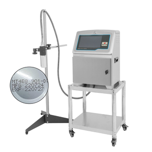 Impresora Cij de inyección de tinta de caracteres pequeños en línea de alta calidad Tinta de máquina de 5 líneas con código de barras Código de fecha de caducidad - Product Image 1