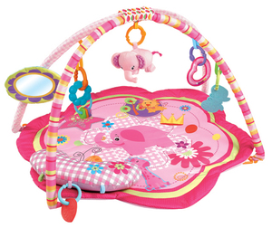 Alfombra de juegos para bebés Tummy Time, alfombrillas de juegos lavables para bebés para actividades en el suelo, gimnasio con juguetes - Product Image 5