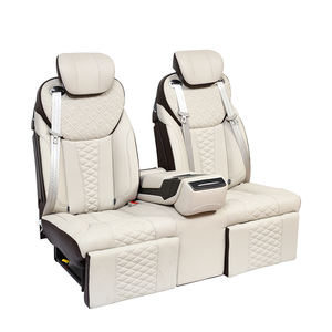 V-Class Camper Van Triple Auto Seat Turn To Bed con respaldo de coche eléctrico - Product Image 1