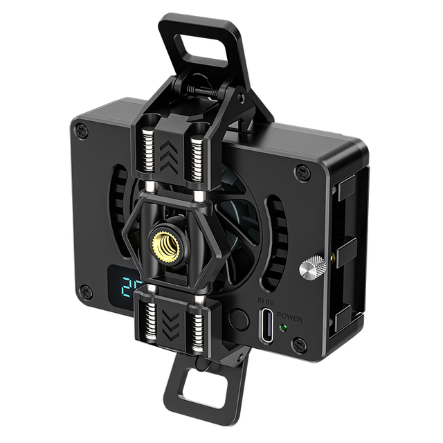Professional Phone Cooler Cellphone Radiator with Dual Semi-Conductor Cooling Chip,  for Mobile Gaming Live Streaming