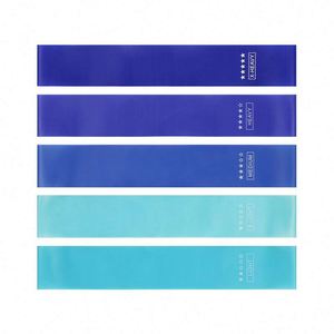 Ensemble de résistance pour squats, bandes de résistance blanches et violettes pour exercices de musculation des cuisses - Product Image 1