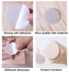 Tapis de bureau en feutre de laine pour pieds de chaise, vente en gros à bas prix - Product Image 5