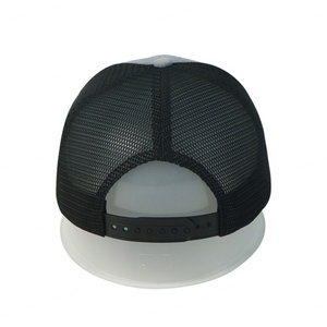 Sombreros de camionero de 6 paneles de estilo de marca Gorra de camionero con logotipo bordado plano personalizado con hebilla de plástico Gorras de camionero - Product Image 5