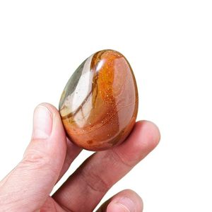 Huevos de Piedra Natural del Océano al por Mayor, Decoraciones de Cristal de Alta Calidad para Aliviar el Estrés y Jugar - Product Image 2