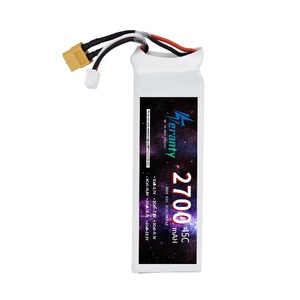 Batería de 7.4V 2S 2700MAH 45C con Conector Deans T/JST/XT30/XT60 para Accesorios de Avión, Helicóptero, Coche, Barco y Camión RC - Product Image 3