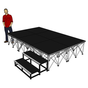 Sân khấu di động nhẹ với chân gấp cho buổi trình diễn thời trang - Product Image 2