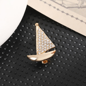 Broche Voilier en Alliage de Zinc avec Sertissage clos, Accessoire de Mode Unisexe, Cadeau - Product Image 2