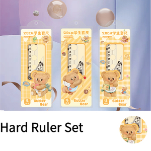 601 187 Mật Ong Gấu Trẻ Em Văn Phòng Phẩm Khuyến Mại Nhựa Trong Suốt Cai Trị Thiết Lập Cho Các Trường Học Và Văn Phòng Văn Phòng Phẩm Nguồn Cung Cấp - Product Image 3