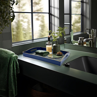 Plateau de service écologique, plateau de service décoratif de luxe pour servir les aliments, plateau de buffet, plateau de service en plastique, vente en gros
