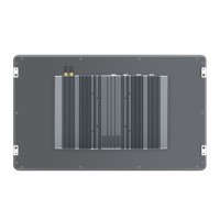 Panel industri tertanam 21.5 inci Pc tertutup penuh tahan debu desain tanpa kipas kelas industri stabil Motherboard Linux atau Win