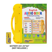 Nuevo Juguete Educativo Musical de Plástico con Batería para Niños, Libro de Audio Interactivo con Lectura por Indicación con el Dedo para el Aprendizaje Temprano