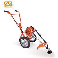 Desbrozadora manual profesional Hustil de 2 tiempos para uso industrial y bricolaje con 2 ruedas HPCG520 OEM