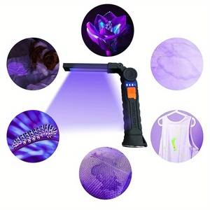 Linterna LED Recargable con Lámpara de Curado <span class=keywords><strong>Ultravioleta</strong></span>, <span class=keywords><strong>Luz</strong></span> de Trabajo Portátil con Imán en la Base, Modelo 395Nm - Product Image 2