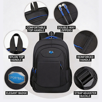 Sac à dos multifonctionnel de grande capacité, tendance et décontracté, imperméable, pour les voyages d'affaires, avec logo personnalisé, pour ordinateur portable