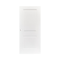 Porte minimaliste moderne en acier durable revêtue d'une résistance aux intempéries pour les applications extérieures inspirées du style de l'Europe du Nord