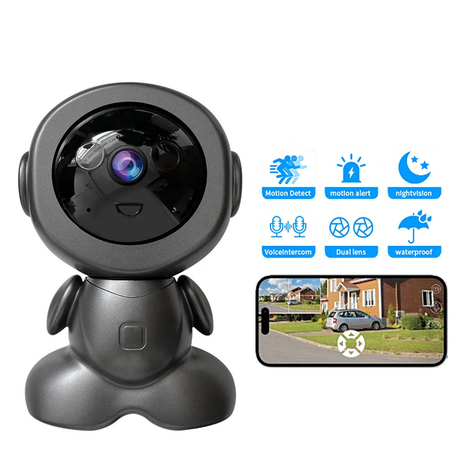 V380Pro Portable PTZ Camera Auto Tracking CCTV Night Vision AI Humanoid Detection CMOS Cloud WiFi Smart Home Indoor IP Camera