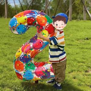 ลูกโป่งฟอยล์หลากสี<span class=keywords><strong>ร</strong></span>ุ้งขนาด 40 นิ้ว ยอดนิยม สำหรับตกแต่งธีมวันเกิด - Product Image 2