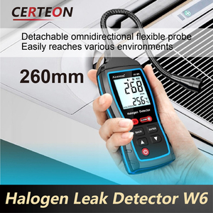 AS-W6 เครื่องตรวจจับแก๊สฟรีออน LCD 0-1000PPM ใช้แบตเตอรี่ สำหรับ R22 <span class=keywords><strong>R32</strong></span> R134a โรงงานและในบ้าน เครื่องรั่วสารทำความเย็น - Product Image 3