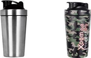 Botella de agua de gimnasio al vacío sin BPA de 500ml, agitador de proteínas, mezclador de licuadora de gimnasio, mezclador de proteínas de acero inoxidable para gimnasio - Product Image 2