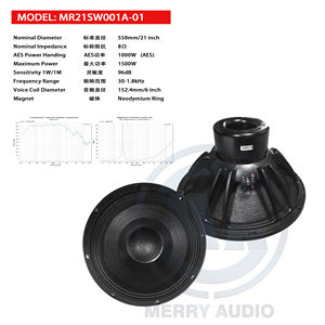 Altoparlante con Magnete al Neodimio per Eventi all'Aperto 2025, Bobina Vocale da 6 Pollici, <span class=keywords><strong>Subwoofer</strong></span> da <span class=keywords><strong>21</strong></span> Pollici ad Alta Potenza - Product Image 4