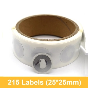 Étiquette autocollante NFC Ntag215, 13.56MHz, ISO14443A, étiquette RFID auto-adhésive, carte électronique NFC ronde programmable pour jeu, 50/100 pièces - Product Image 1