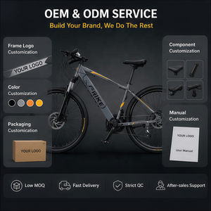 <span class=keywords><strong>Vélo</strong></span> de montagne <span class=keywords><strong>électrique</strong></span> 250W 26 pouces avec pneus larges, frein à disque mécanique, acier à haute teneur en carbone, 21 vitesses, 36V 8Ah, <span class=keywords><strong>vélo</strong></span> de montagne rapide pour adultes - Product Image 5