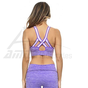 Ensemble de 2 pièces pour femmes, couleur contrastée, Yoga, athlétisme, taille haute - Product Image 5