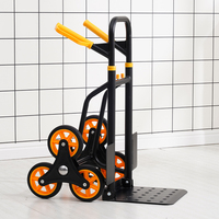 Carro de Transporte Plegable Resistente para Subir Escaleras, de Arrastre Manual y Empuje, Remolque Pequeño para Herramientas, Venta al por Mayor de Fábrica Hanak