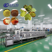 Machine à micro-ondes industrielle continue multifonctionnelle KELID KLD-MW personnalisée CE haute puissance 220-440V pour graines de chia, épices, assaisonnements et thé