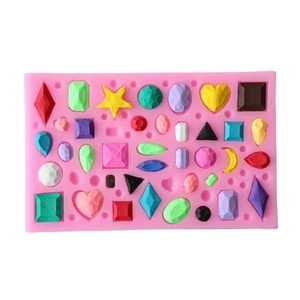 Gemstone <b>Silicone</b> Mold Fondant <b>Silicone</b> Mold Chocolate Bar Mold <b>Silicone</b> Molds For Decoration DIY Jewelry Mold - Product Image 1