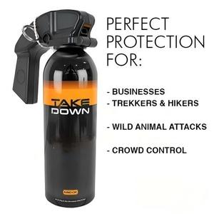 Spray de Defensa Personal para Corredores, Excursionistas y Campistas, Spray de Pimienta de Alta Potencia con Logotipo Personalizado, Alcance de 9 Metros, 470 ml, Protección Máxima - Product Image 1