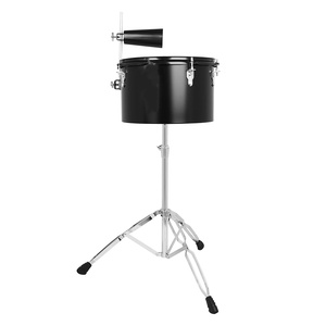 Timbales à percussion professionnelles électrolytiques 13 ''14'' avec support et tambours Cowbell <span class=keywords><strong>Timba</strong></span> - Product Image 3