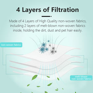 Paquete de 8 bolsas de polvo de gran capacidad de 2,5 l para aspiradora <span class=keywords><strong>Xiaomi</strong></span> X10 X20 <span class=keywords><strong>Dreame</strong></span> <span class=keywords><strong>L10s</strong></span> Ultra L20 Ultra Robot - Product Image 2