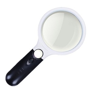 <span class=keywords><strong>Loupe</strong></span> à LED avec grossissement 3X 45X, <span class=keywords><strong>loupe</strong></span> de poche avec 3 lumières pour la lecture - Product Image 1