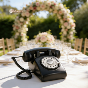 Telefono <span class=keywords><strong>Vintage</strong></span> per Registrazione Vocale, Libro degli Ospiti Audio per Matrimoni, Compleanni, Anniversari, Messaggi - Product Image 3