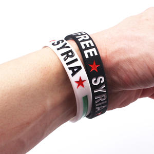 Pulsera de goma personalizada de 12mm de ancho con pulseras de silicona para diferentes banderas nacionales utilizadas como regalos publicitarios promocionales - Product Image 6