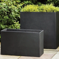 Grands Pots de Fleurs et Jardinières Écologiques pour Intérieur et Extérieur, Décoration de Maison et Jardin Style Rustique