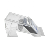 YH prix usine 1-2 ponts Mini chaussure de carte de poker en acrylique transparente Niuniu chaussure de carte à jouer à vendre