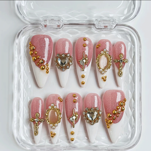 <span class=keywords><strong>Uñas</strong></span> Acrílicas de Gel de Cobertura Total, Diseño Ultra-lujoso, Marca Privada, <span class=keywords><strong>Uñas</strong></span> Artificiales de Larga Duración - Product Image 5