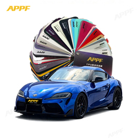 Film de protection de peinture (PPF) en TPU 7,5 mil USA, bleu profond, auto-réparant, anti-jaunissement, pour voiture, vinyle de recouvrement couleur