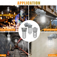 Lampu LED Anti Ledakan 20W 100lm Aluminium NEMA 4X IP66 Kecerahan Tinggi Garansi 5 Tahun