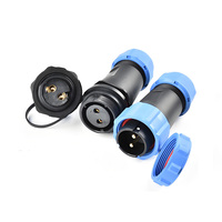Soudage gratuit IP68 Aviation Plug Socket Connector Étanche ABS Cuivre Amarrage pour 2/3 Core 5A/10A Rated Mâle Femelle PC SP13